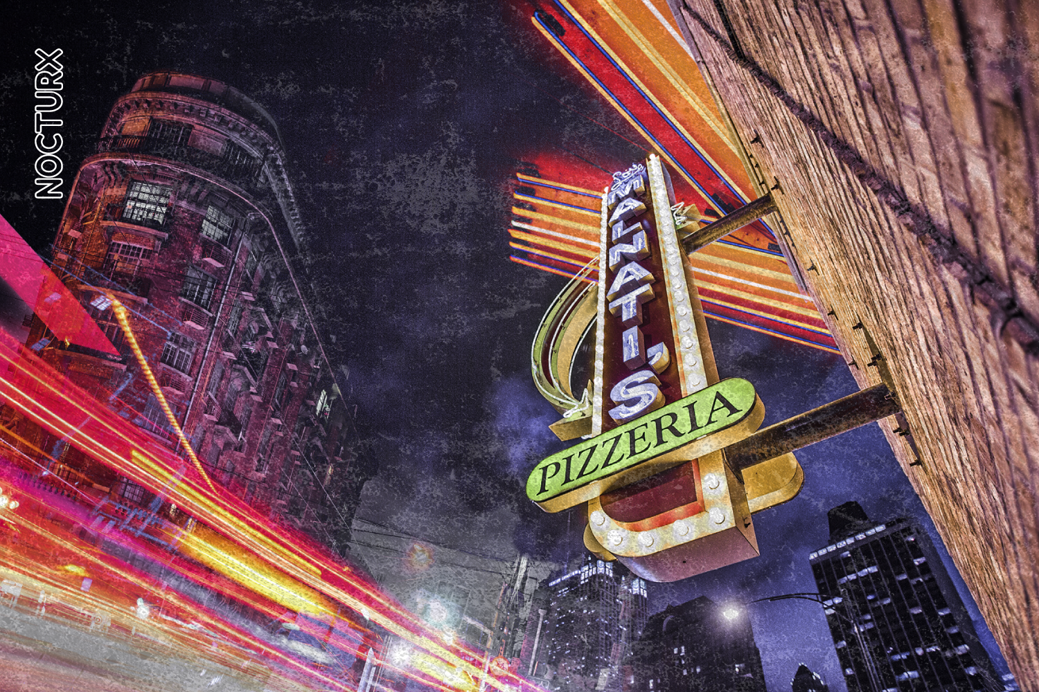 Pizzeria - fotomontaje