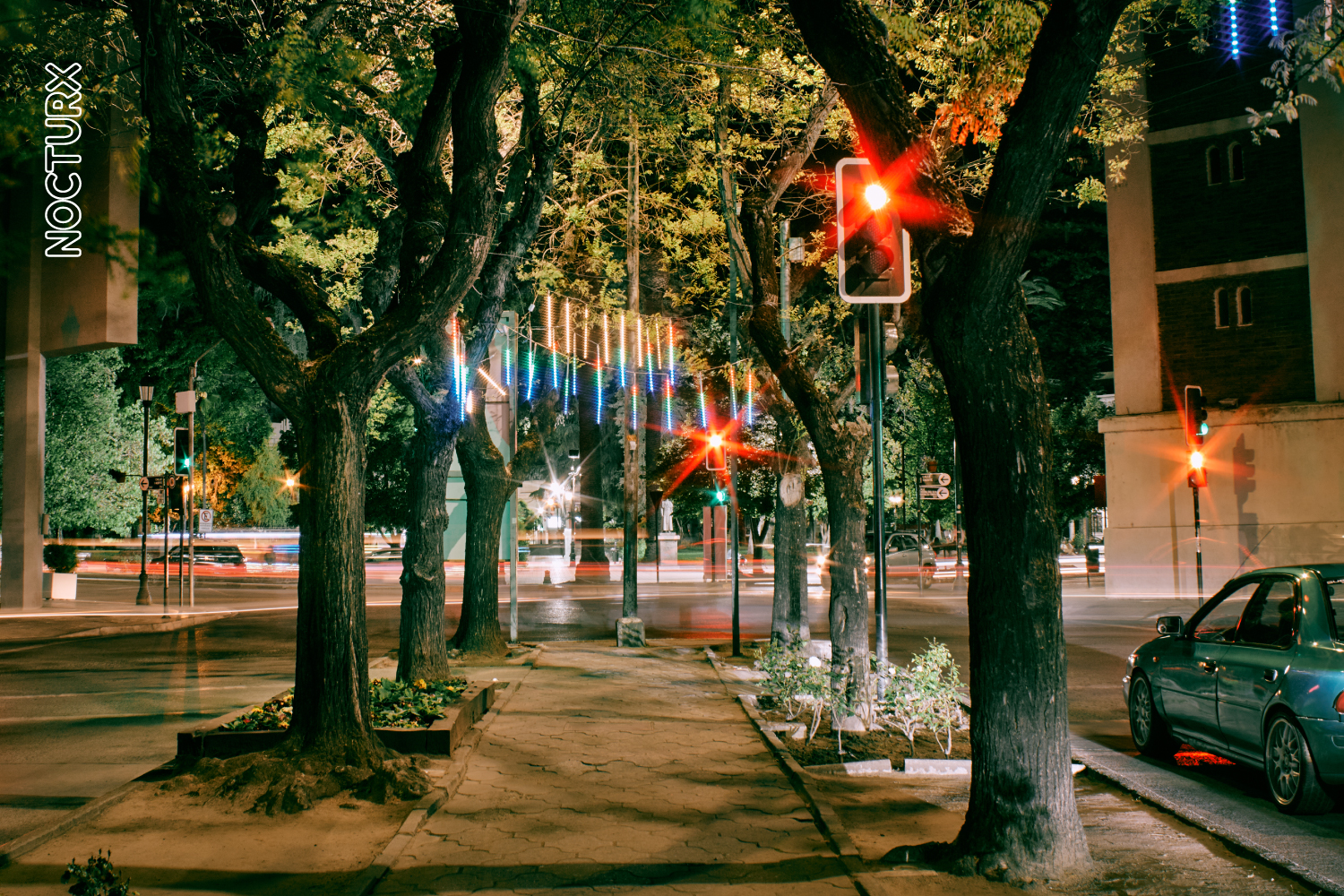 Talca en larga exposición