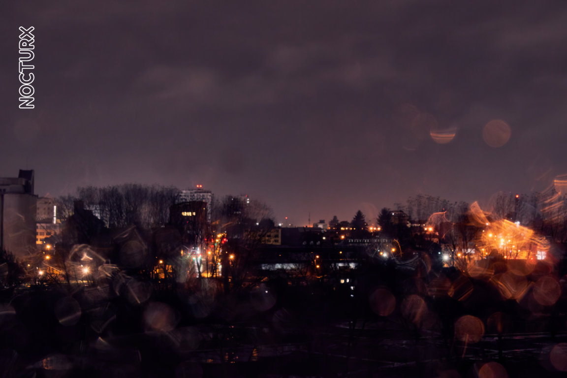 Osorno en una Noche Lluviosa